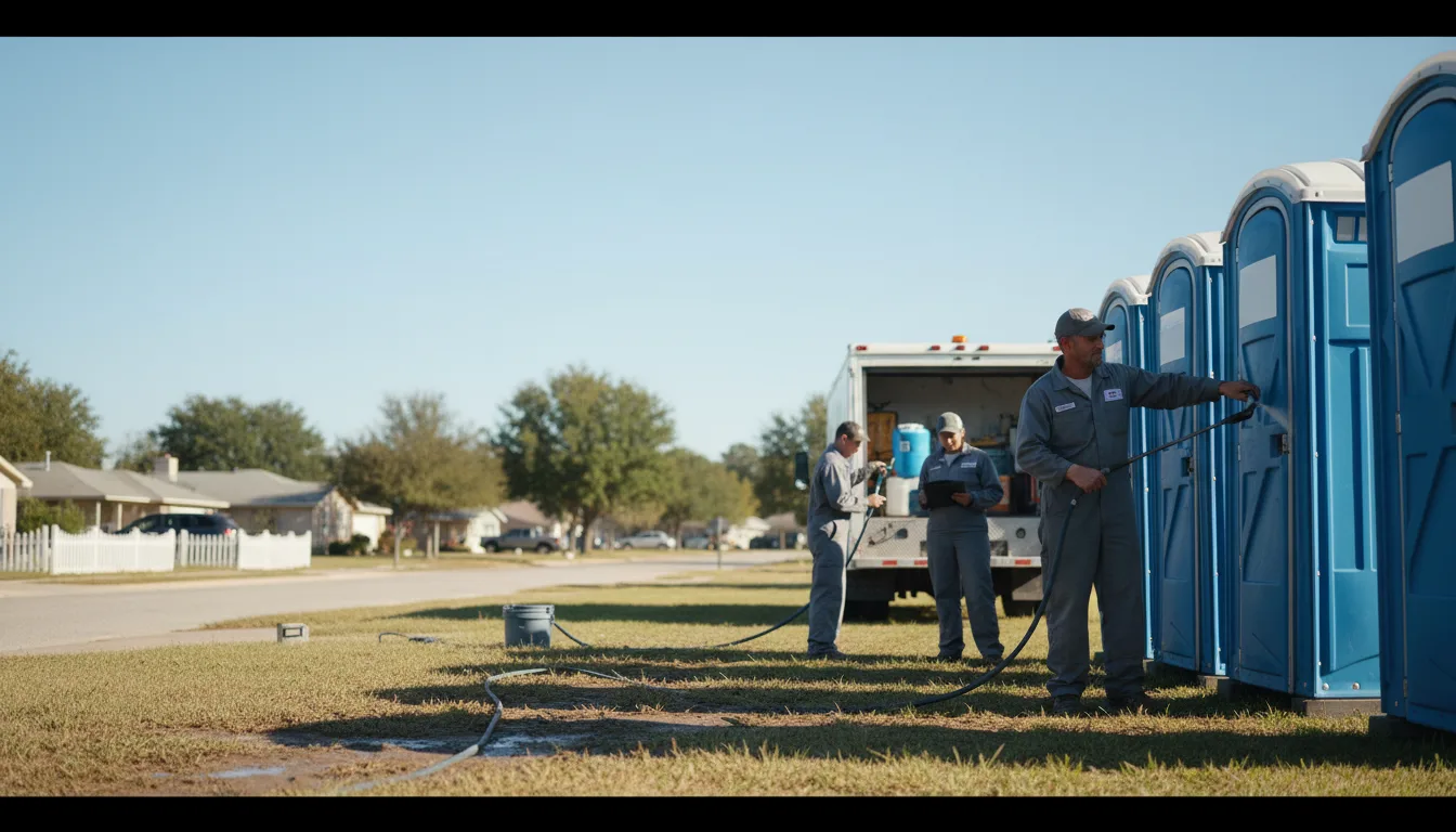Long-Term Portable Toilet Rental in Huntsville, OH near me